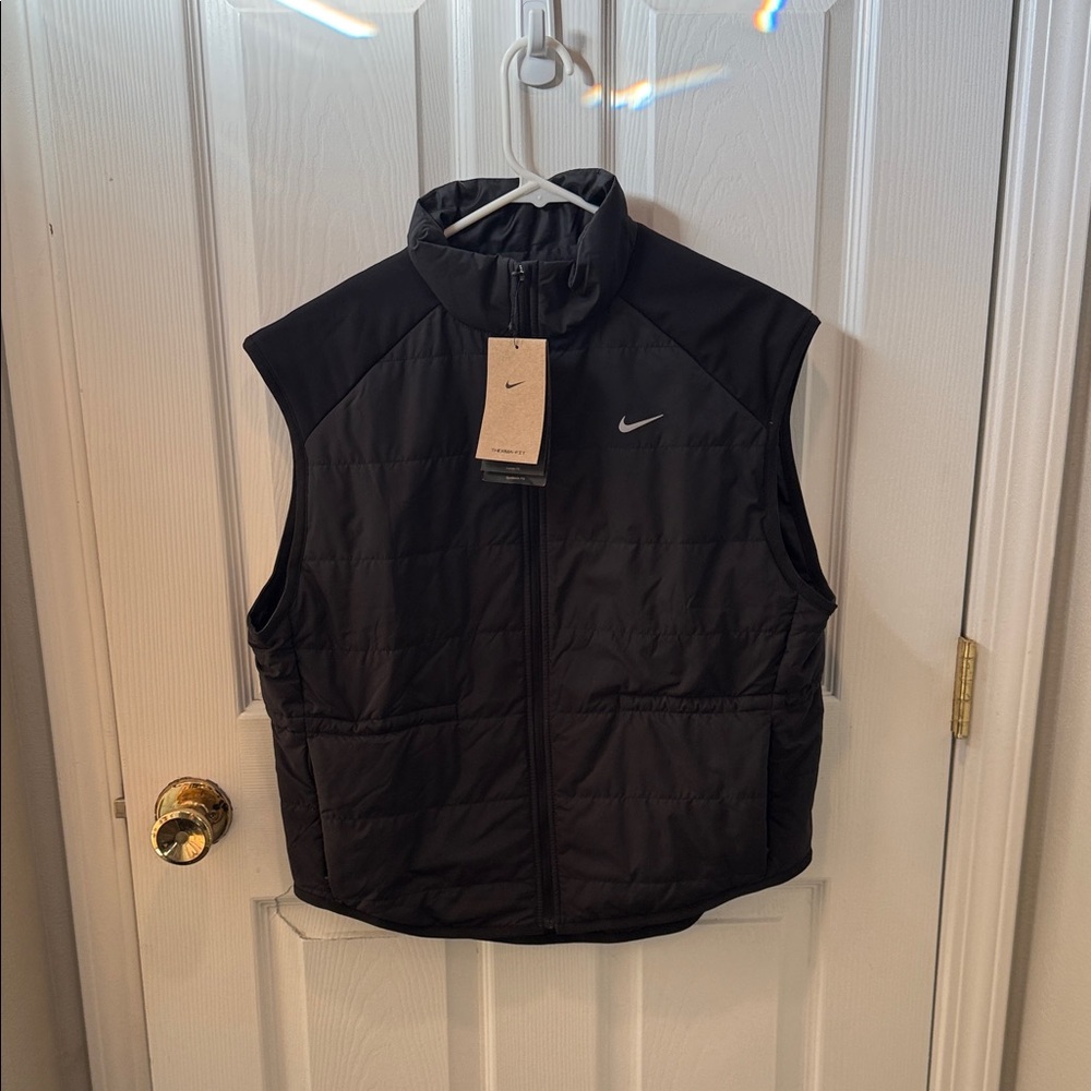 Nike Black Quilted Vest
